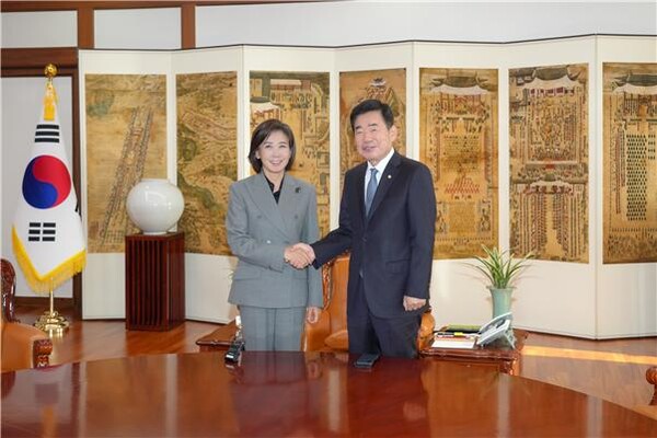 김진표 국회의장, '인구와 기후환경' 공동 노력 