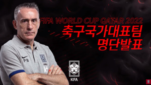 카타르 월드컵 출전, 대한민국 축구 국가대표팀 최종 명단 26명 발표
